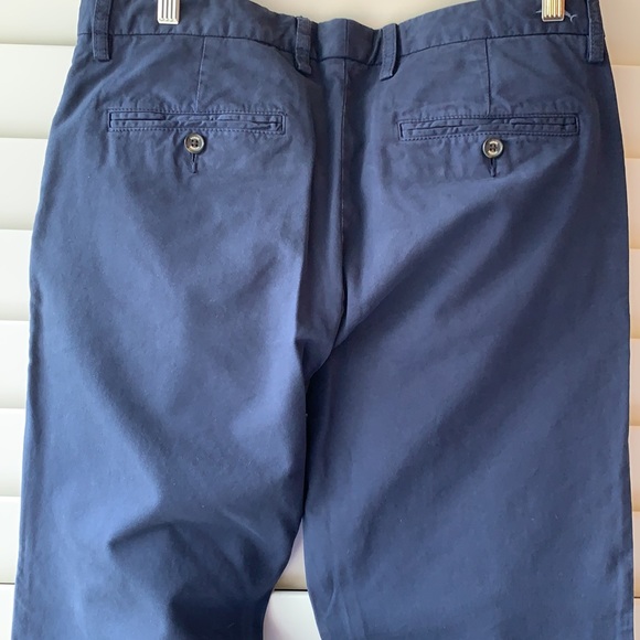 Tommy Bahama flat front navy pant - Picture 3 of 5